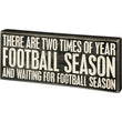 Load image into Gallery viewer, Football Season Box Sign