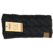 Load image into Gallery viewer, Solid Cable Knit C.C Head Wrap