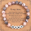 Load image into Gallery viewer, Mom, GiGi, Grandma Stone Beaded Bracelets