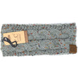 Load image into Gallery viewer, Fuzzy Lined Flecked C.C Head Wrap
