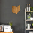 Load image into Gallery viewer, Ohio State-Shaped Bamboo Serving & Cutting Board
