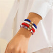 Load image into Gallery viewer, Patriotic Beaded Bracelets