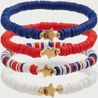 Load image into Gallery viewer, Patriotic Beaded Bracelets