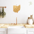 Load image into Gallery viewer, Ohio State-Shaped Serving & Cutting Board