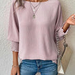 Load image into Gallery viewer, Long Sleeve Shirred Blouse