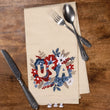 Load image into Gallery viewer, Floral USA Kitchen Towel