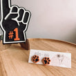 Load image into Gallery viewer, Orange Paw Print Earrings