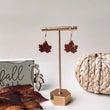 Load image into Gallery viewer, Leaf Hoops