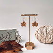 Load image into Gallery viewer, Leaf Hoops