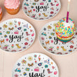 Load image into Gallery viewer, Melamine Party Plates - Yay!