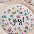 Load image into Gallery viewer, Melamine Party Plates - Yay!