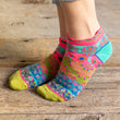 Load image into Gallery viewer, Cozy Ankle Socks Set - Mustard Floral