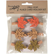 Load image into Gallery viewer, Fall Leaf Place Card Holder Set