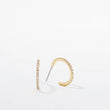 Load image into Gallery viewer, Simplicity Pave Hoop Earrings
