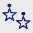 Load image into Gallery viewer, Blue Star Earrings