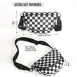 Load image into Gallery viewer, Checkered Crossbody Belt Bag