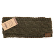 Load image into Gallery viewer, Solid Cable Knit C.C Head Wrap