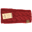 Load image into Gallery viewer, Solid Cable Knit C.C Head Wrap