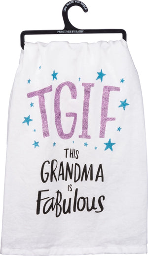 This Grandma is Fabulous Towel