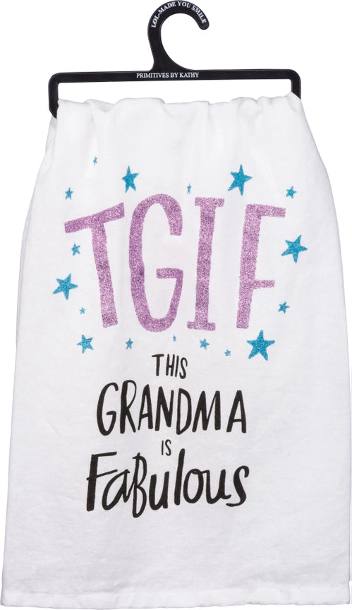 This Grandma is Fabulous Towel