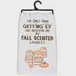 Load image into Gallery viewer, My Fall Scented Candles Kitchen Towel