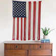 Load image into Gallery viewer, Macrame American Flag Wall Hanging