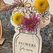 Load image into Gallery viewer, Flowers For Mom Wood Holder