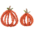 Load image into Gallery viewer, Beaded Orange Pumpkin Figurines