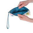 Load image into Gallery viewer, Crochet Striped Wristlet Pouches