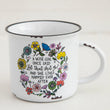 Load image into Gallery viewer, A Wise Girl Once Said White Camp Mug