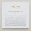 Load image into Gallery viewer, You Are My Sunshine Stud Earrings