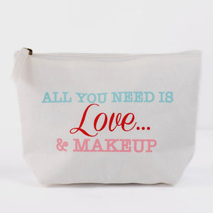 Love & Makeup Cosmetic Bag