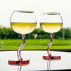 Heart-Shaped Red Wine Glass
