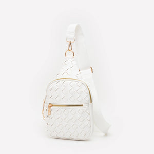 Tallie Woven Sling Bag