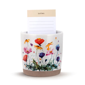 Wildflowers Planter with Journal