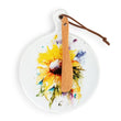 Load image into Gallery viewer, Sunflower Mini Ceramic Serving Board
