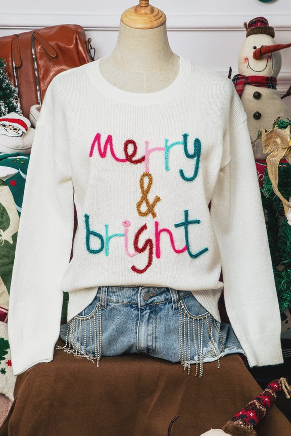 Merry & Bright Holiday Sweater