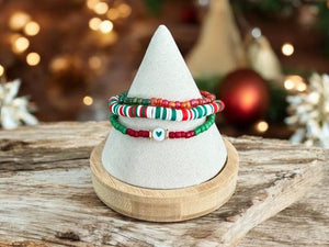 Christmas Stack Bracelets