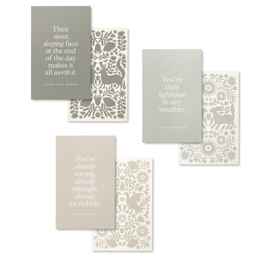 Welcome to Parenthood Affirmation Cards