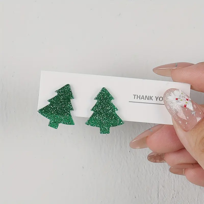Christmas Acrylic Studs