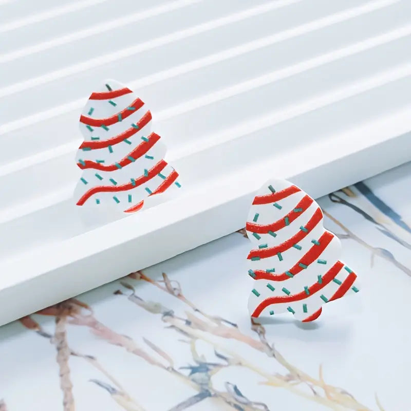 Christmas Acrylic Studs