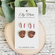 Load image into Gallery viewer, Baseball Earrings by Elly Marie Jewelry
