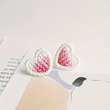 Load image into Gallery viewer, Valentine's Day Clay Heart Studs
