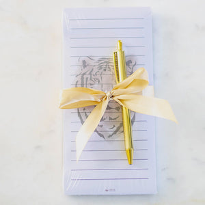 Tiger Notepad Gift Set