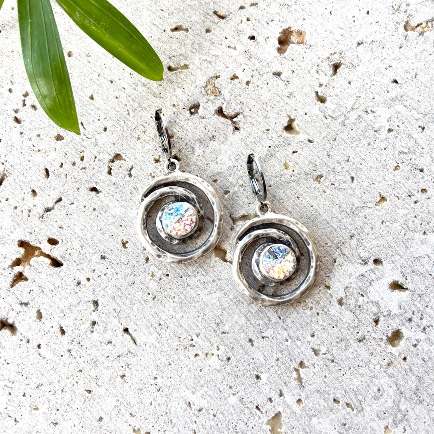 Swarovski Swirl Earrings