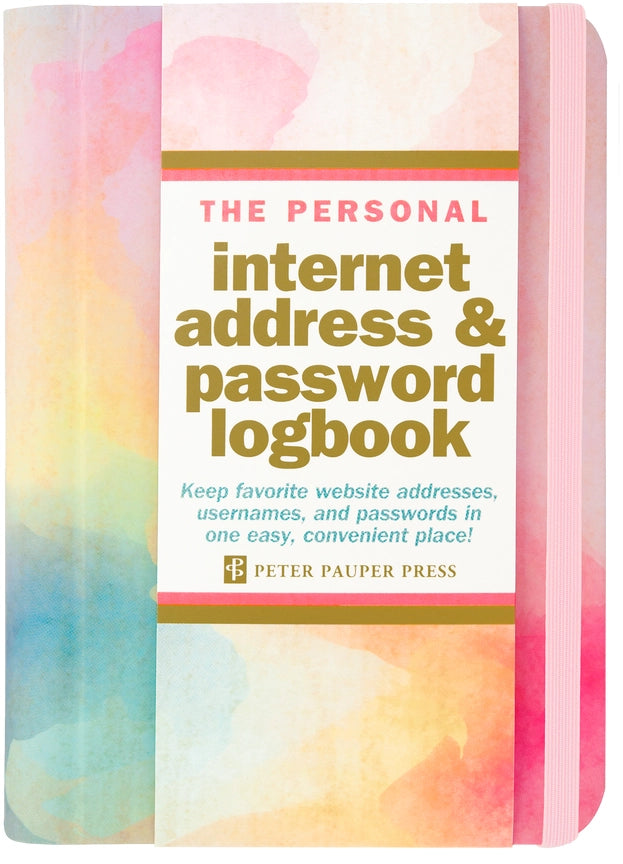 Personal Password Organizer Book