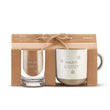 Load image into Gallery viewer, Cozy &amp; Bright Christmas Eve/Morning Mug &amp; Glass Set
