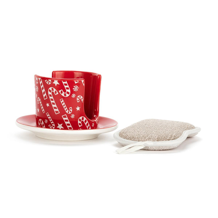 Dear Santa Soap Dish w/Sponge