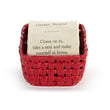 Load image into Gallery viewer, Red Ceramic Berry Dish with Towel
