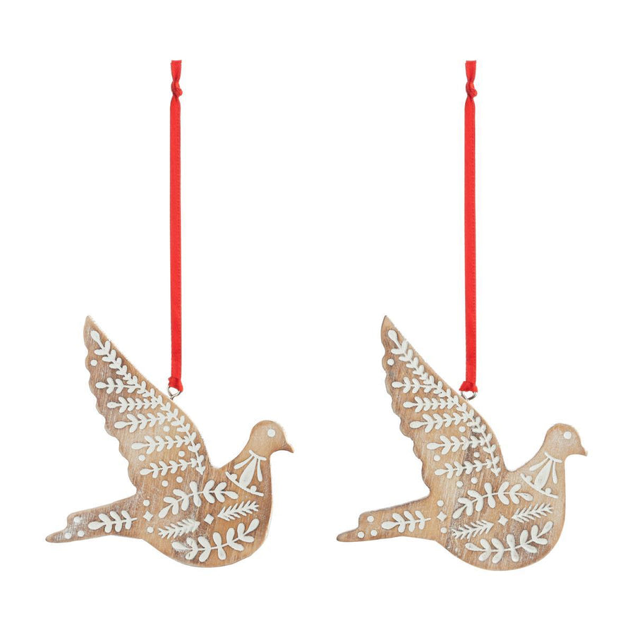 Dove One to Keep, One to Share Ornament Set